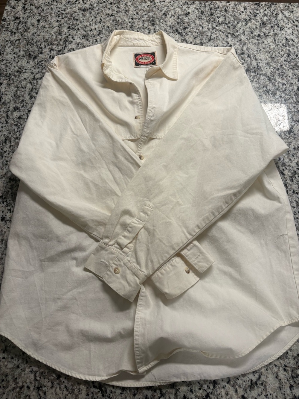 The Australian Outback Collection Cream Cape Shirt